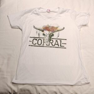 Corral women's v neck t shirt size medium